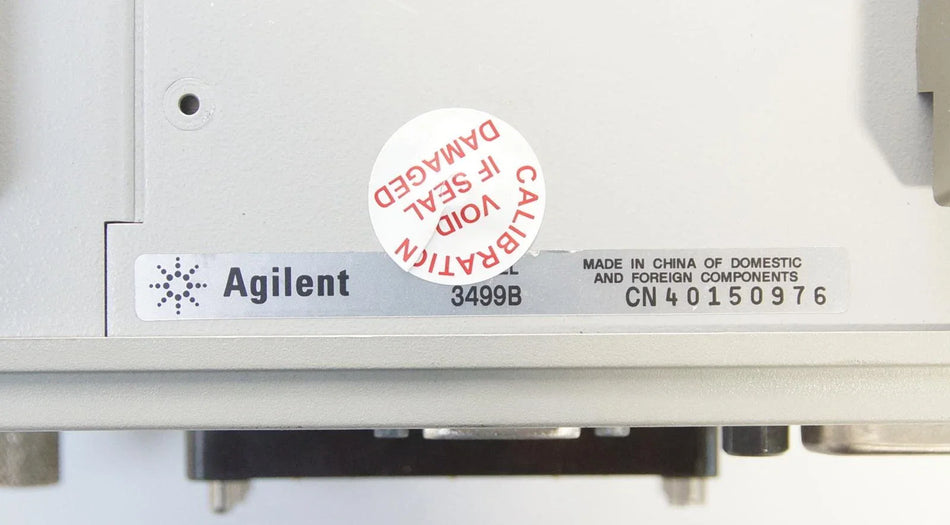 HP/ Agilent 3499B 2-Slot Switch & Control Mainframe with N2270A High Voltage MUX