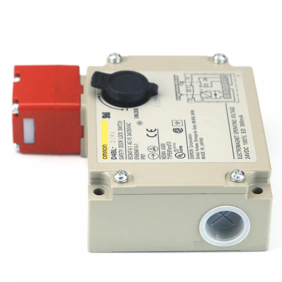 Omron D4BL-2CRA PLC Safety Switch Lock Door