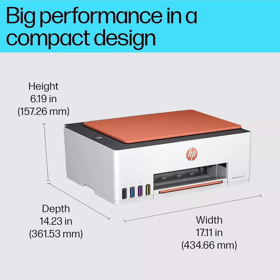 HP Smart Tank 529 AIO Color Printer - Print, Scan & Copy