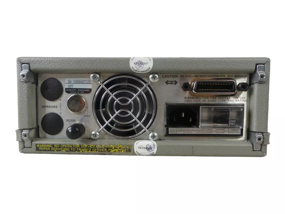 HP 438A Power Meter for Measuring Electrical Power Accurately