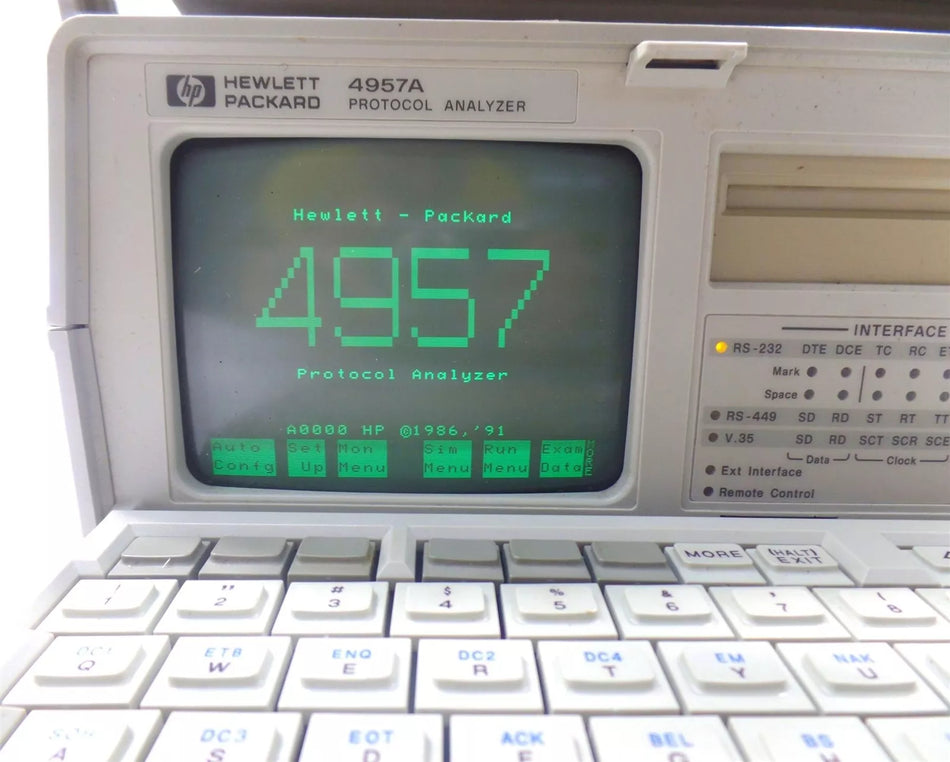 HP 4957A Protocol Analyzer for Network Data Analysis