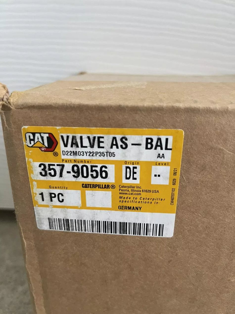 CAT 357-9056 Valve Assembly-Ball for Industrial Applications