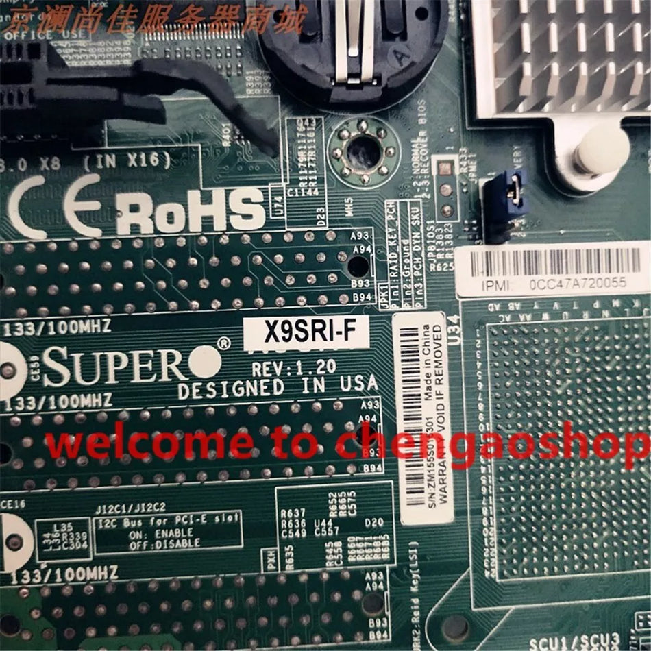 1pc NEW SUPERMICRO X9SRI-F REV:1.2 Motherboard LGA 2011 #V13I CH
