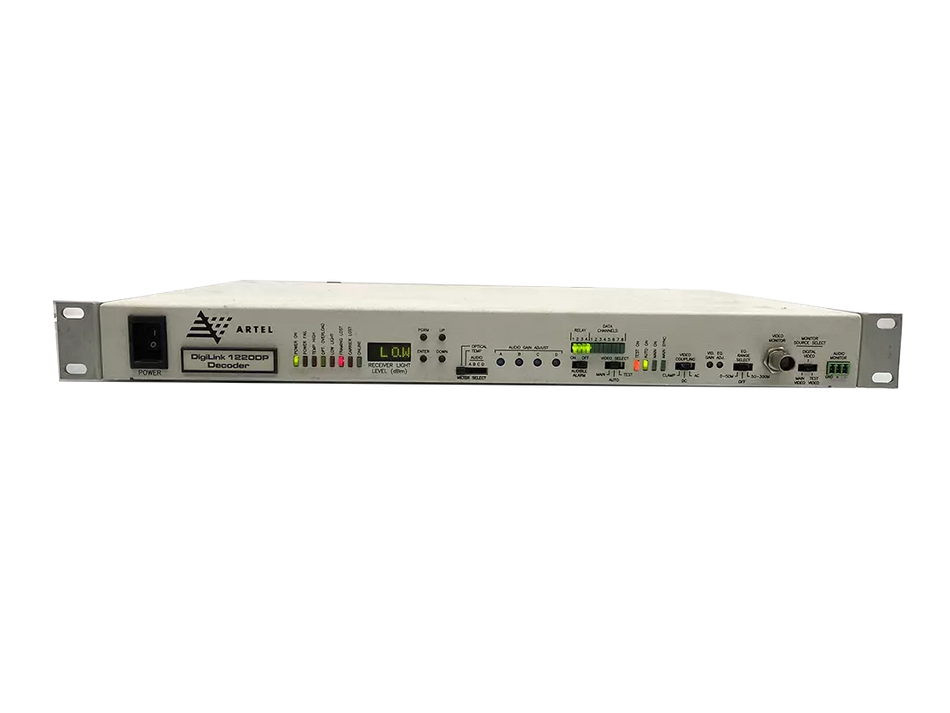 Artel Digilink 1220DP Analog and Digital Video Over Fiber Transport System
