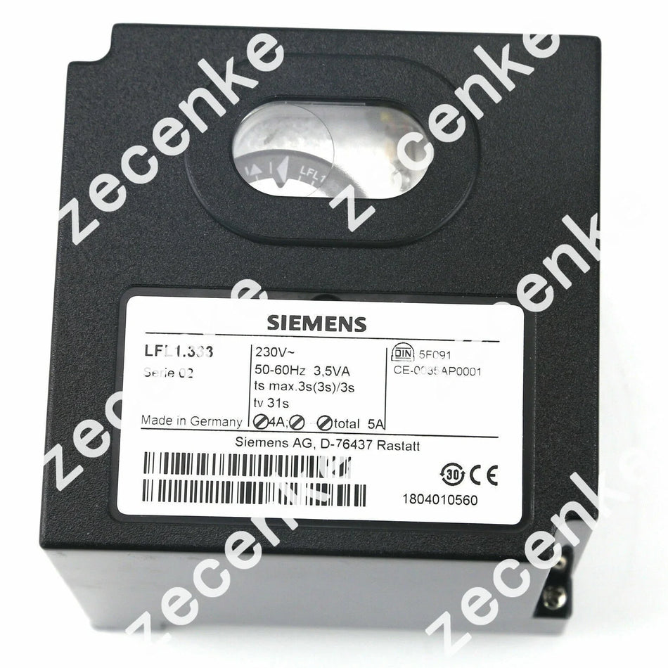 SIEMENS LFL1.333 Gas Burner Program Controller Serie 02 - New One
