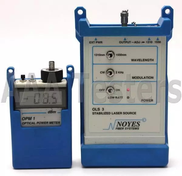 AFL NOYES SLP 1-6 SM Fiber Optic Light Pack Test Set OPM 1-3B OLS3-3