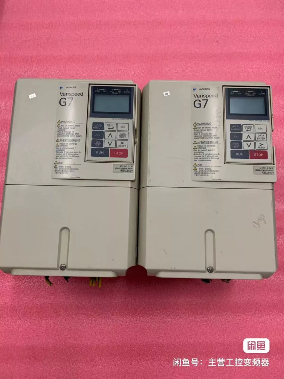 1PC USED Frequency converter CIMR-G7B45P5 () #L4273Y LZ