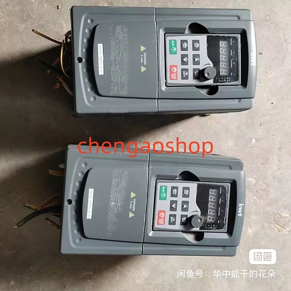 1PC USED Frequency converter GD35-5R5G-4-H1 (DHL or Fedex) #L6019Y LZ