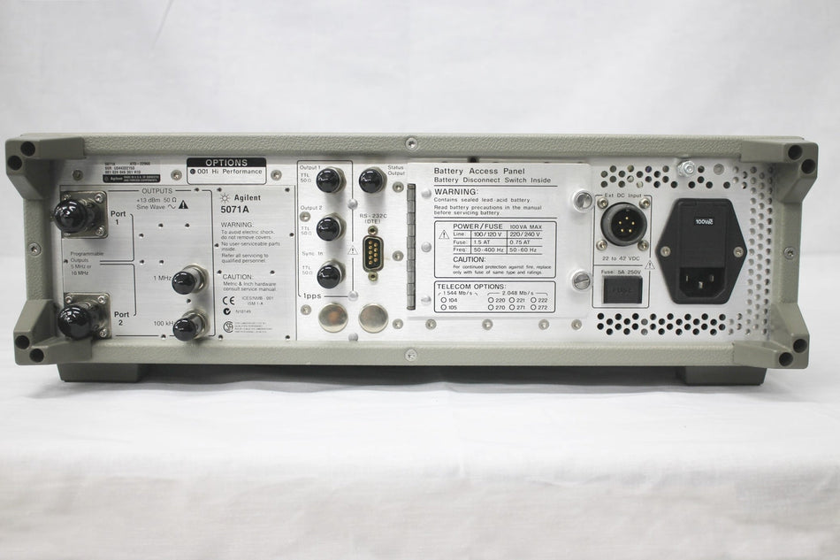 5071A /001 Primary Frequency Standard by Agilent
