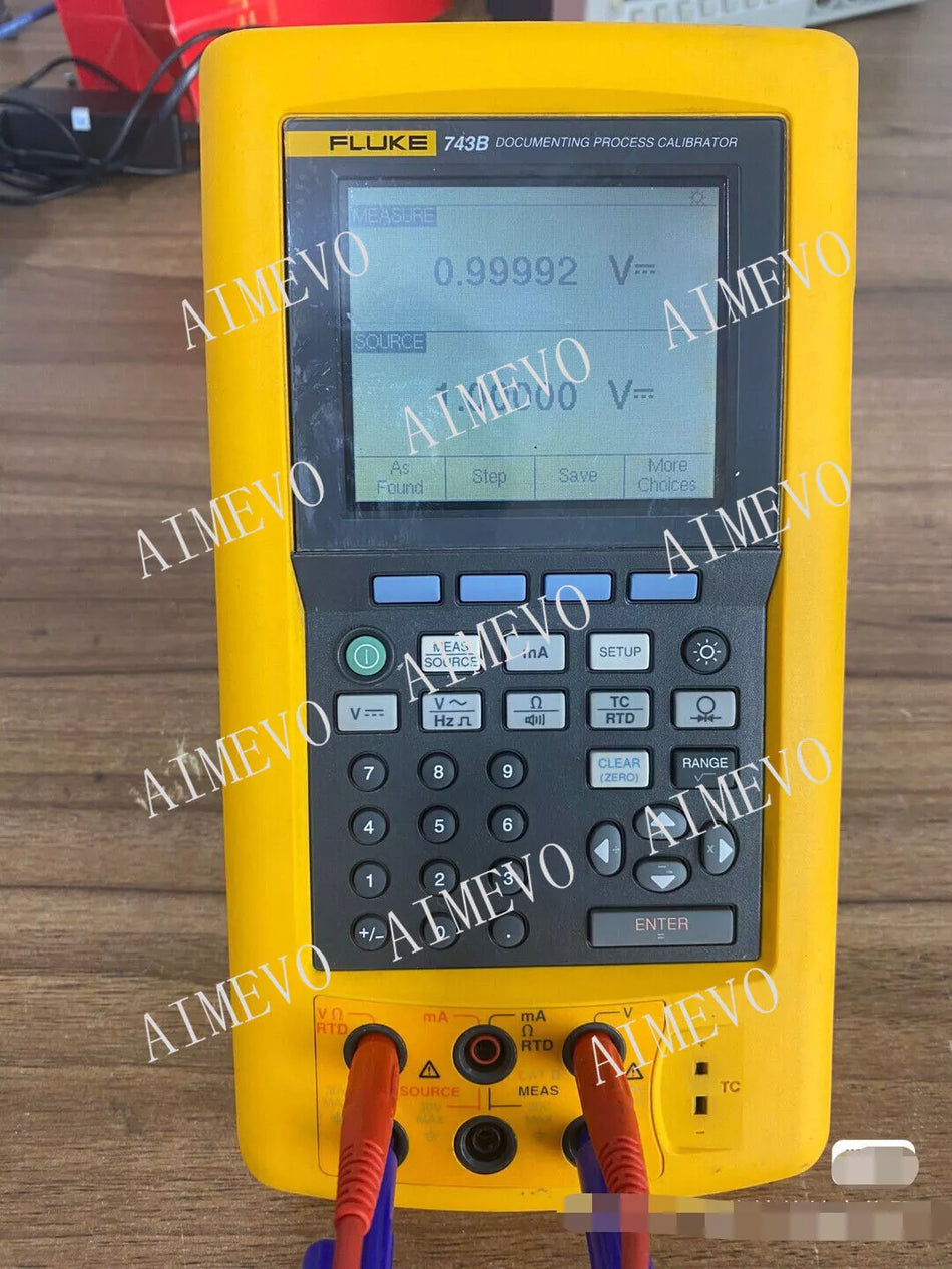 Fluke 743B Documenting Process Calibrator used