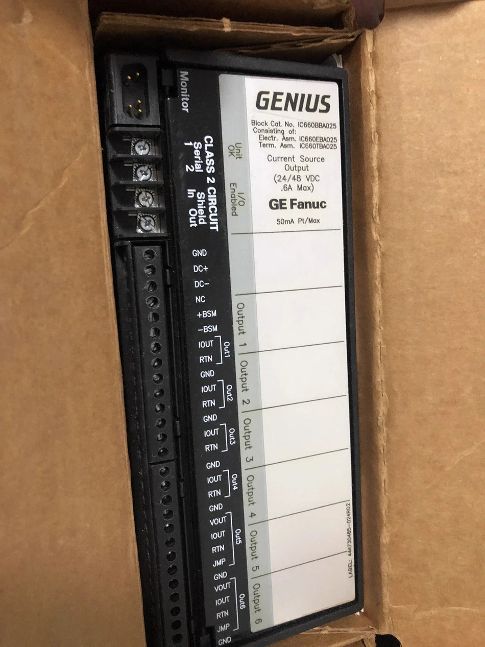 GE IC660BBA025, IC660EBA025, IC660TBA025: Product Overview