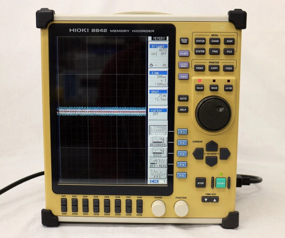 HIOKI 8842 16ch 32MW MEMORY HiCORDER 8936*8