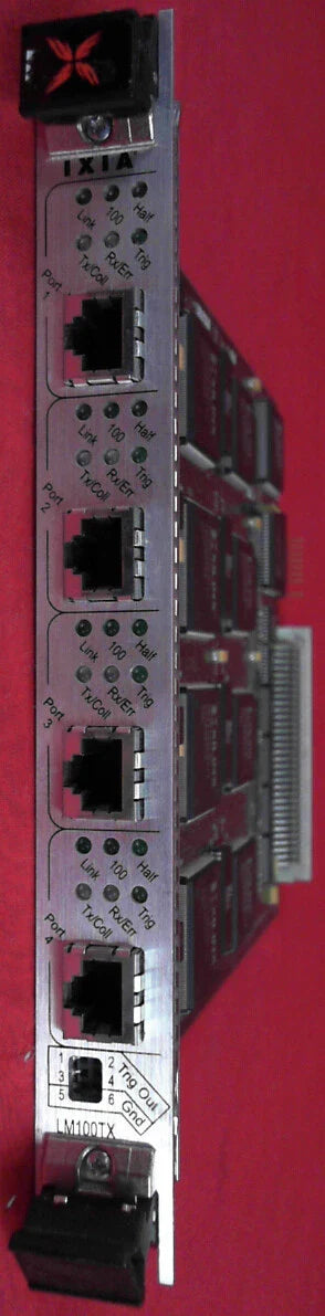 Ixia LM100TX 4-Port Multilayer 10/100MBsTX Ethernet Load Module