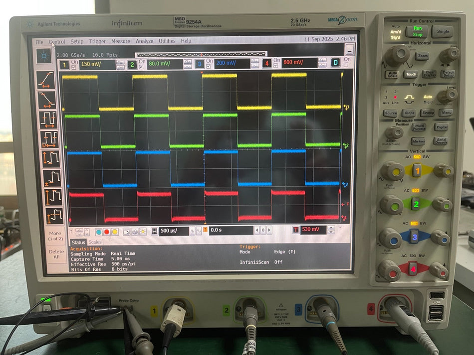 Agilent Infiniium MSO9254A Mixed Signal Oscilloscope 2.5 GHz