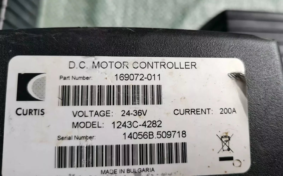 1pc USED CURTIS 1243C-4282 24-36 200A Controller TESTED #VQO3 CH