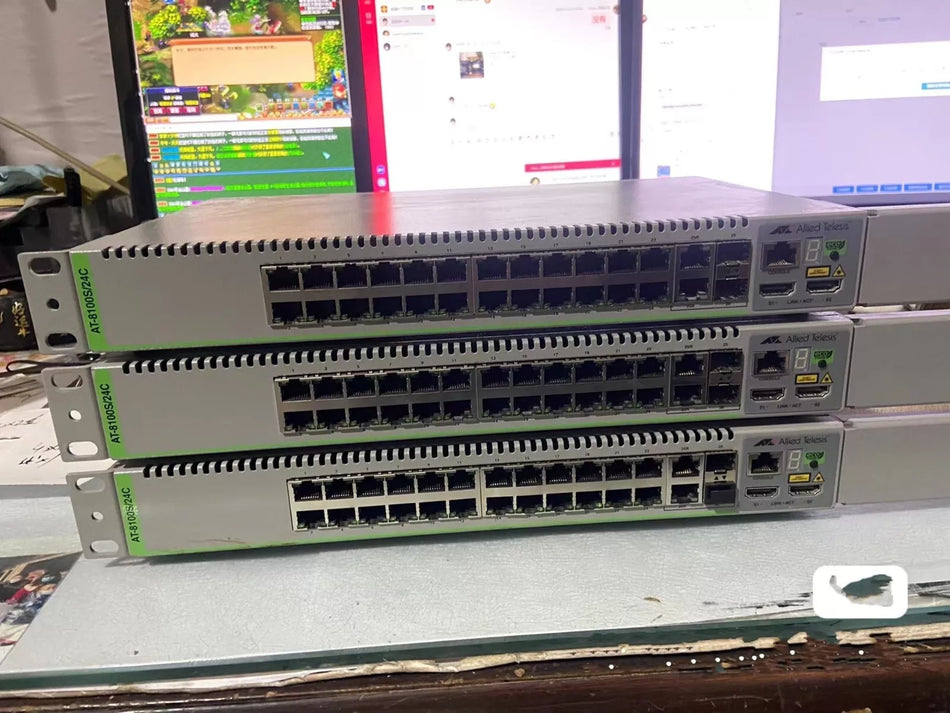 1PC used Allied Telesis AT-8100S/24C