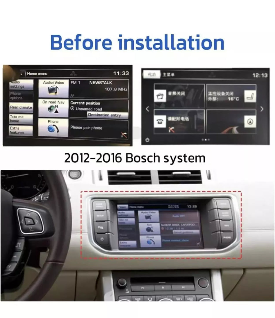 Android Car Radio GPS CarPlay for Range Rover Evoque L551 L538 2011-2019 12.3 inch