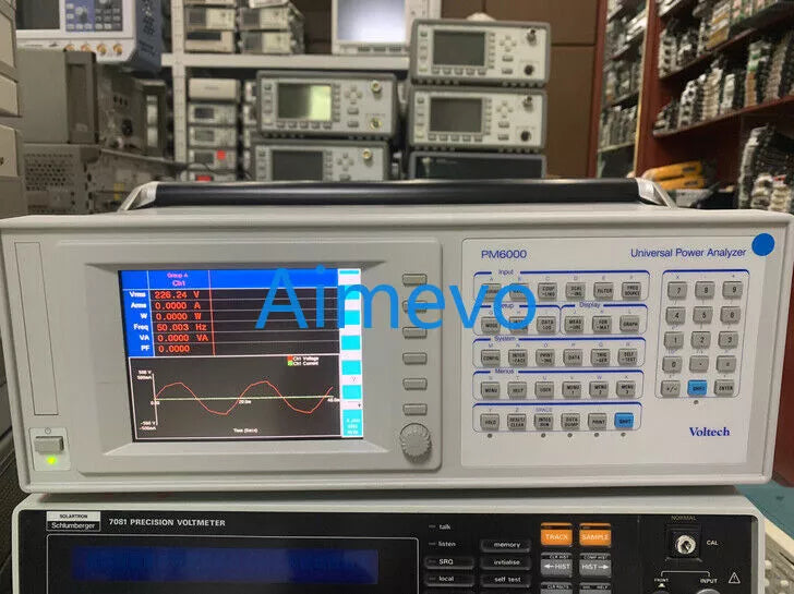 1pc used VOLTECH PM6000 UNIVERSAL POWER ANALYZER 4 CHANNEL 100006700147