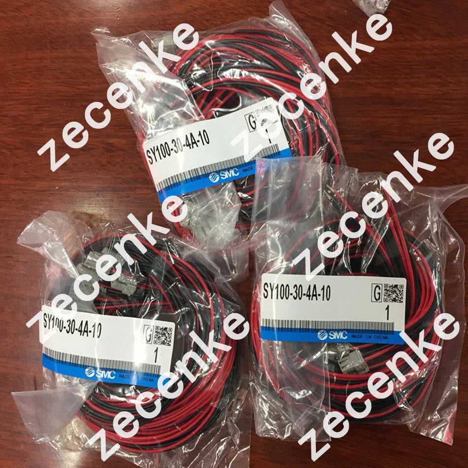 1 Piece New SMC Power Cord SY100-30-4A-10 Solenoid Valve