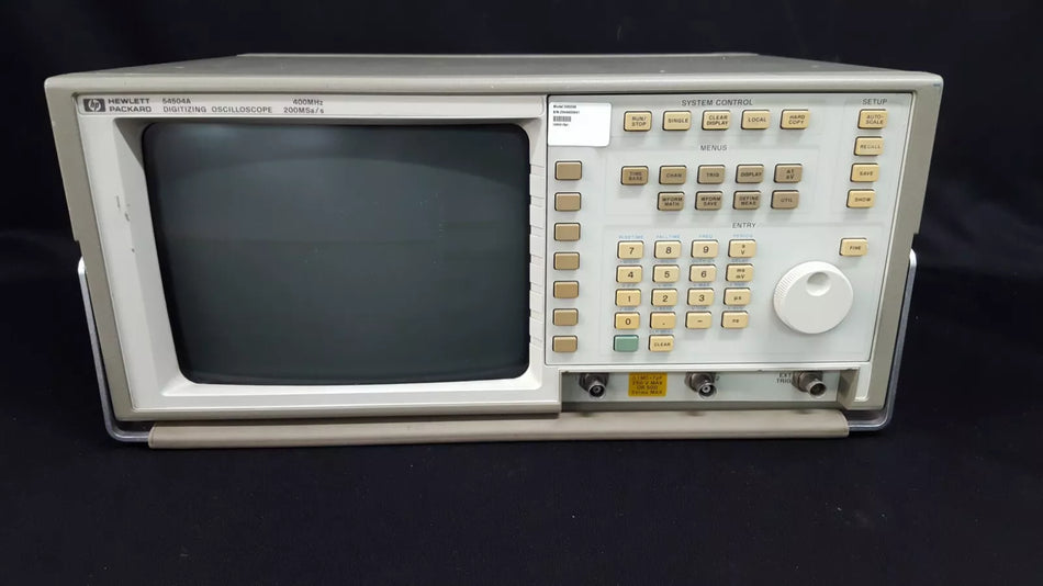 HP/Agilent/Keysight 54504A Digitizing Oscilloscope (0847) Parts Unit