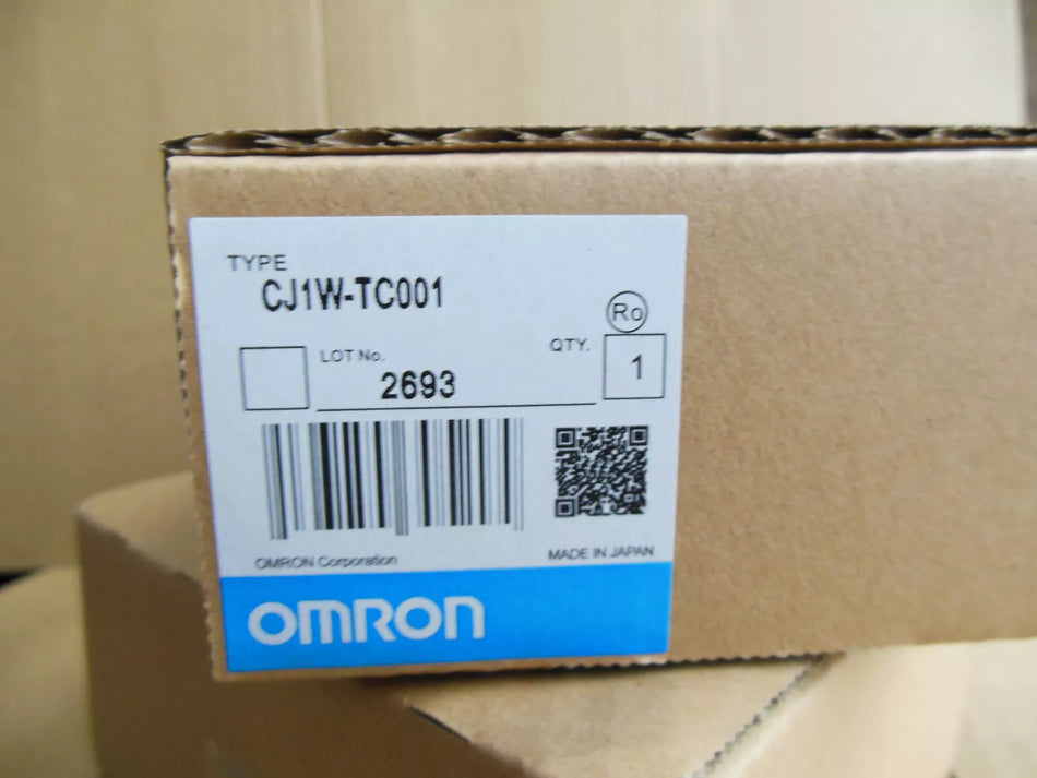 Omron CJ1W-TC001 PLC Module - New in Box, Expedited Shipping