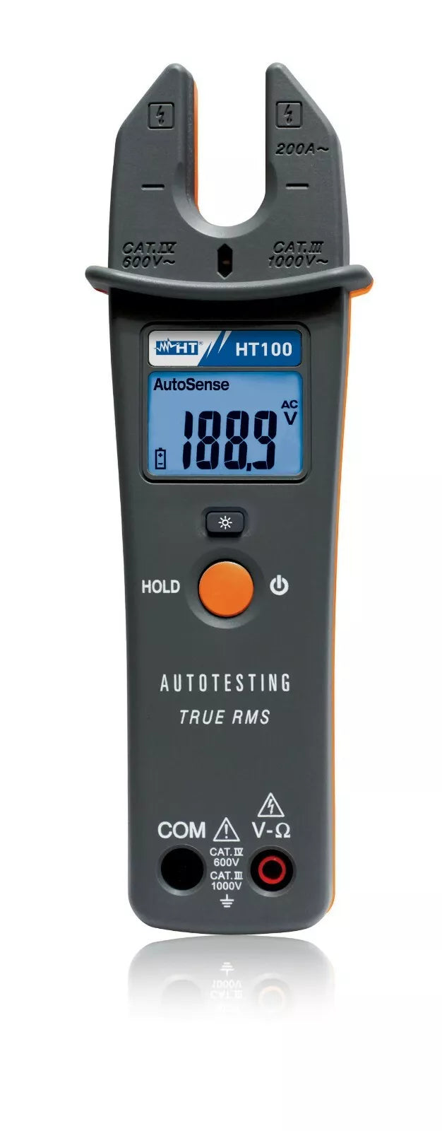 HT Instruments HT100 TRMS Clamp Meter Open Jaw Up to 200A AC