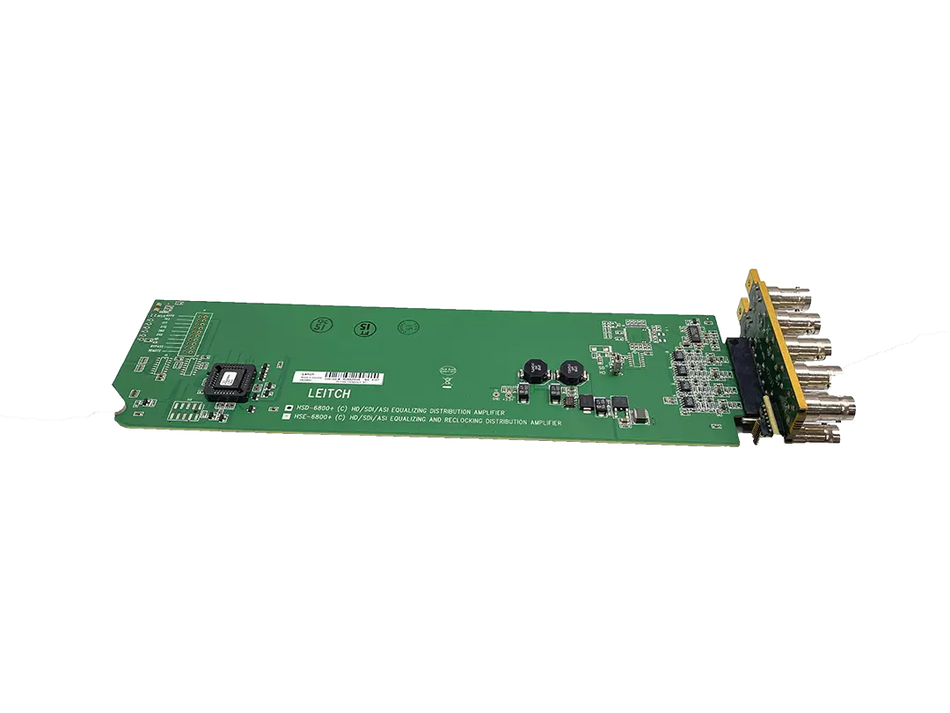 Leitch HSD6800+ 3G HD Equalizing Distribution Amplifier with HSD6800+D 1x8 Back