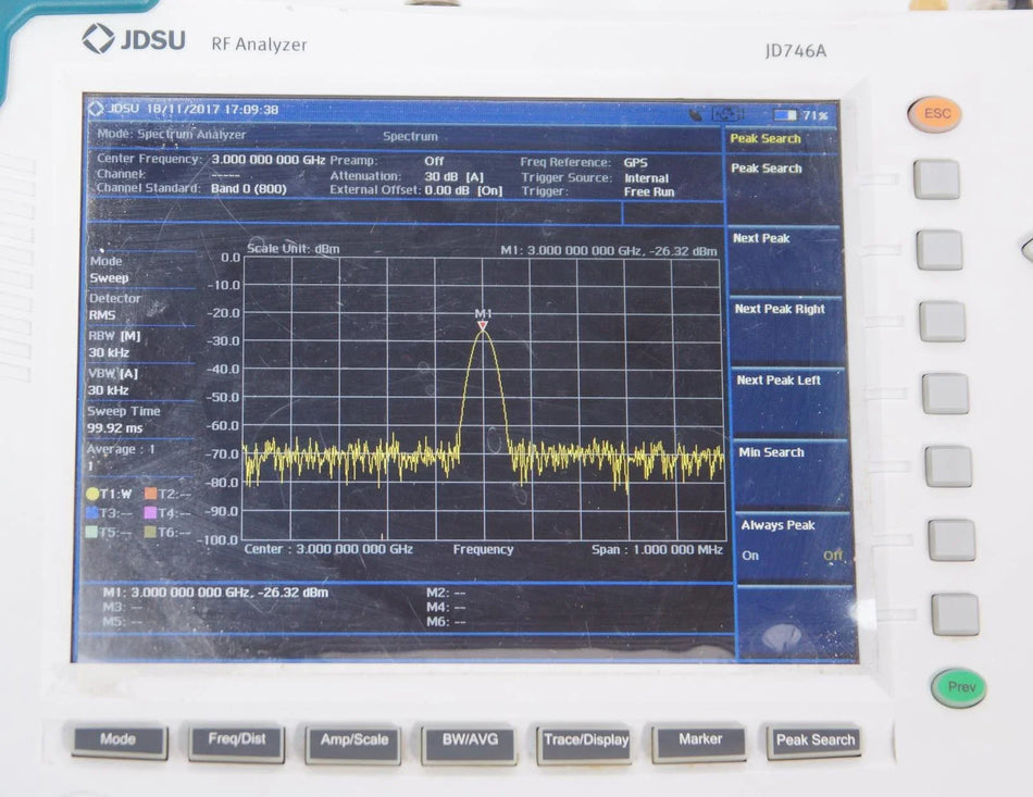 JDSU JD746A 4GHz Spectrum Analyzer / Signal Generator / Optical Power Meter