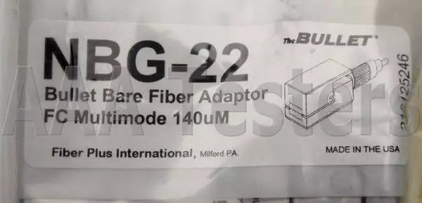 Bullet NBG-22 MM FC Bare Fiber Adapter Connector 140 uM NBG22