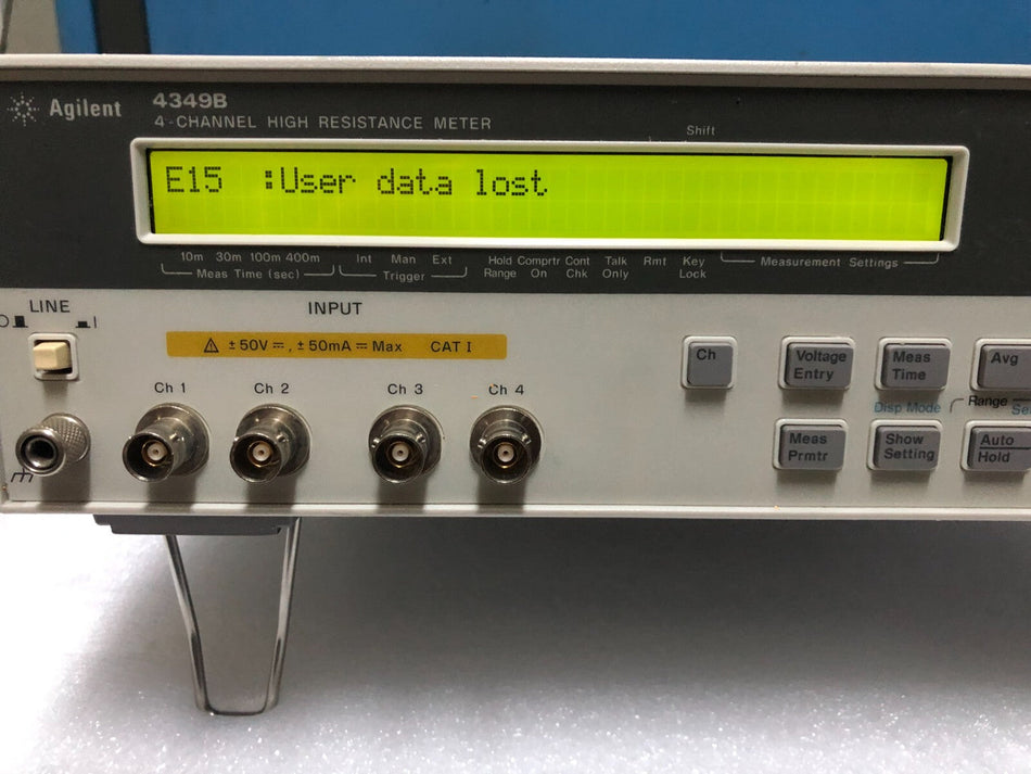 4349B 4 Channel High Resistance Meter