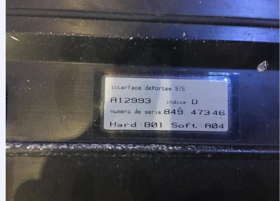 Interface deportee S7S A12993 for Seamless Data Transfer