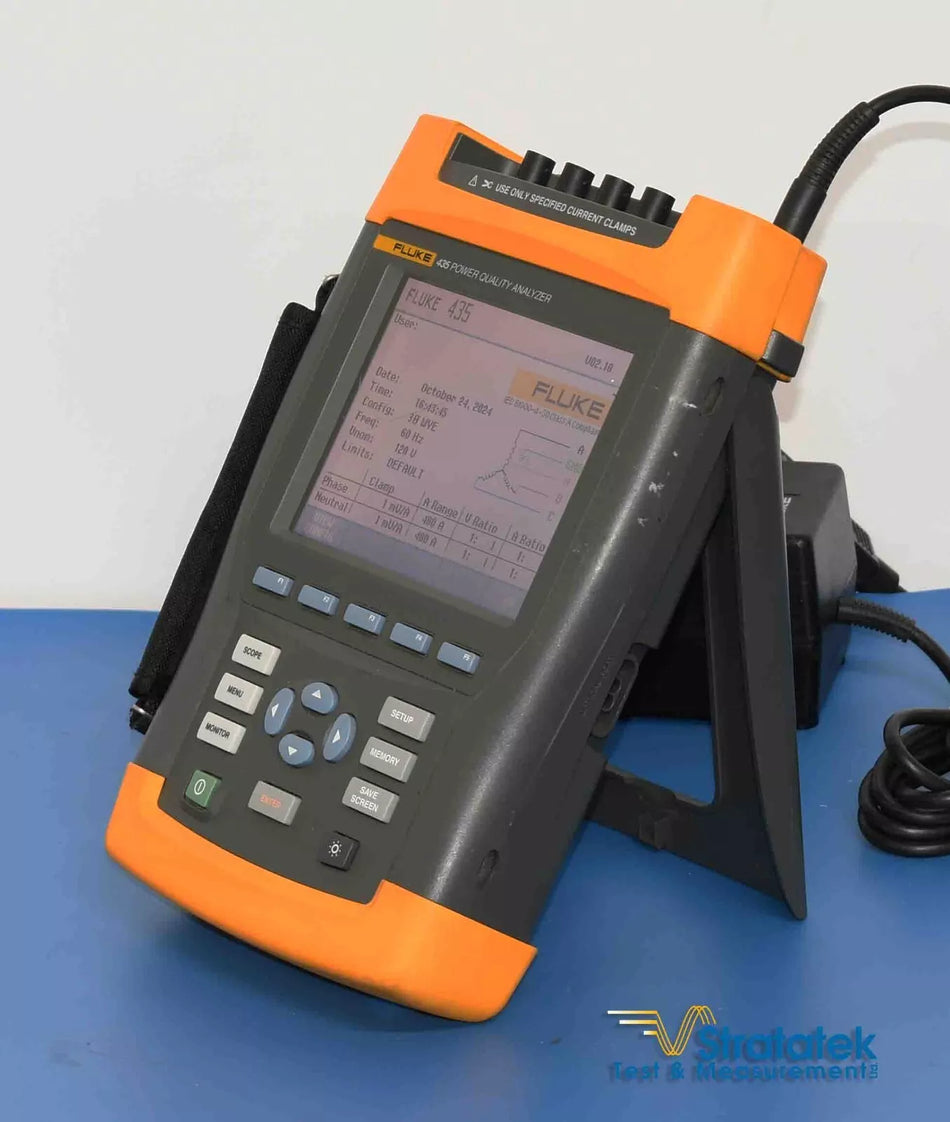 Fluke 435 Power Quality Analyzer PQA 400A i400 Current Probes NIST Calibrated