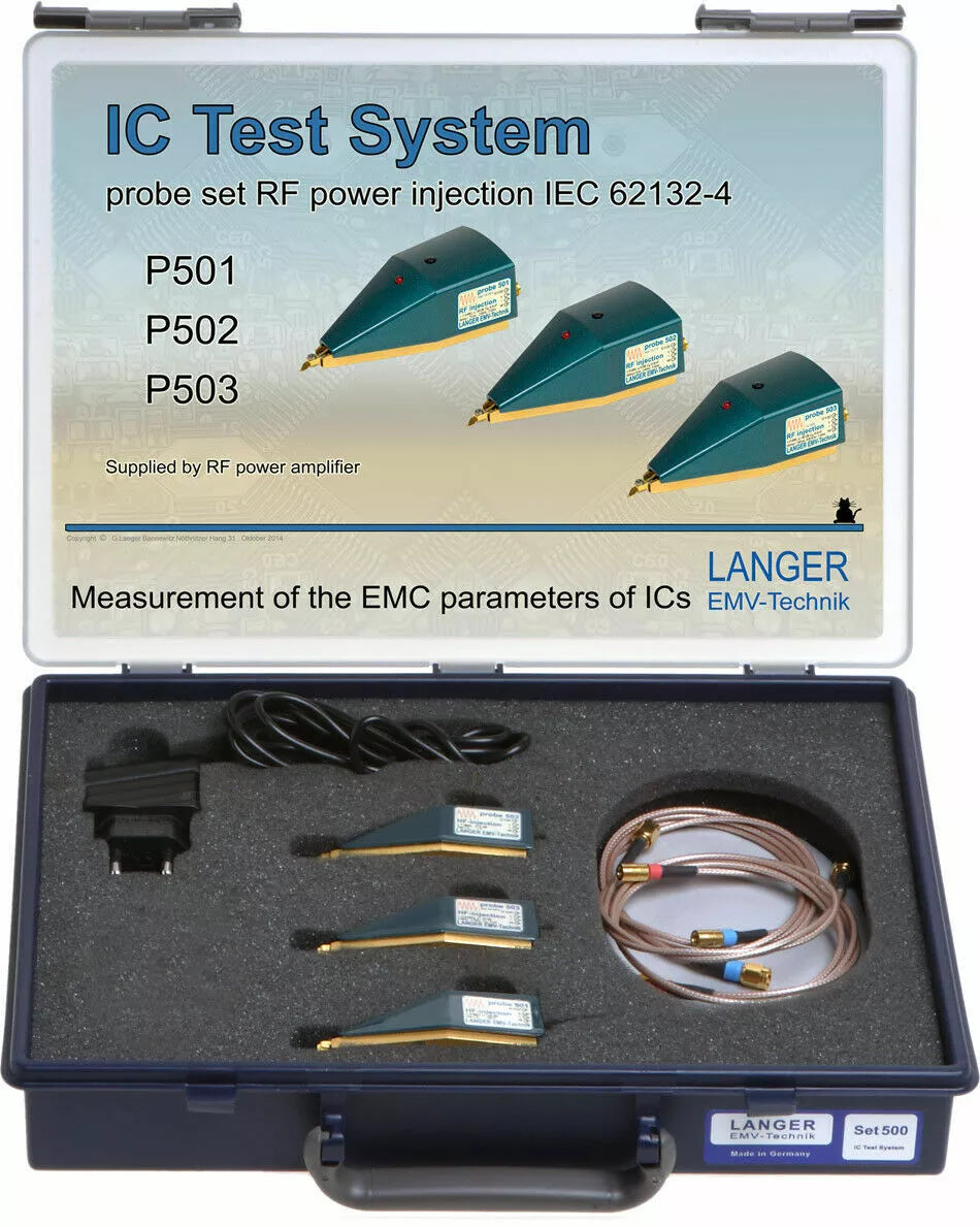 Langer EMV P500 Probe Set RF Power Injection IEC 62132-4 EMC Tools