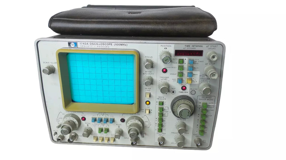 HP 1743A Oscilloscope 100MHz High Precision Measurement Equipment