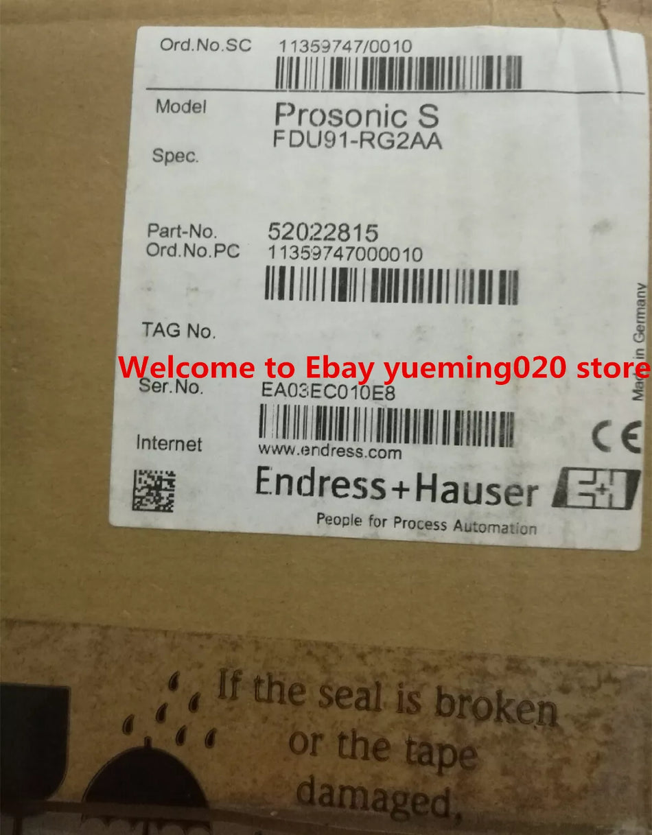 Endress+Hauser FDU91-RG2AA Prosonic S sensor