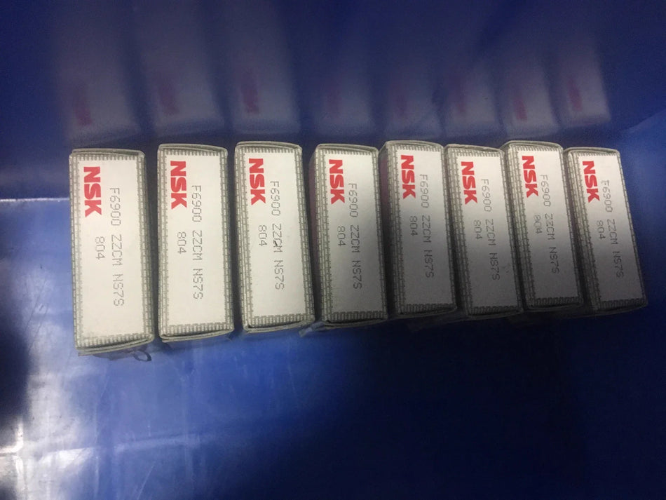 8pcs x NSK F6900ZZCM High-Quality Shielded Deep Groove Ball Bearings