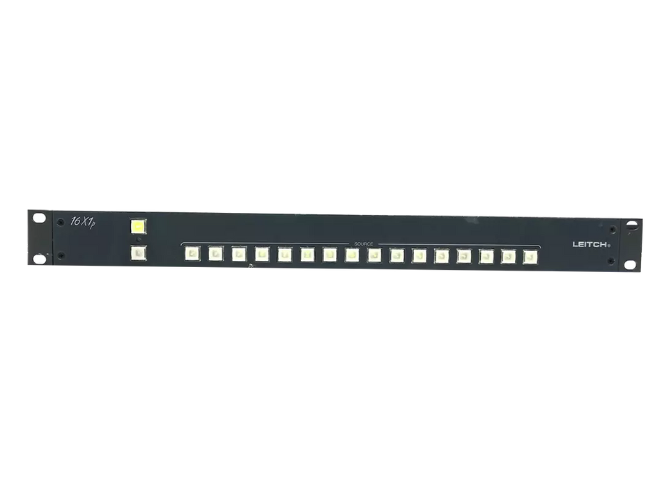 Leitch RCP-16X1P 1RU Remote 16x1 Programmable Pushbutton Panel
