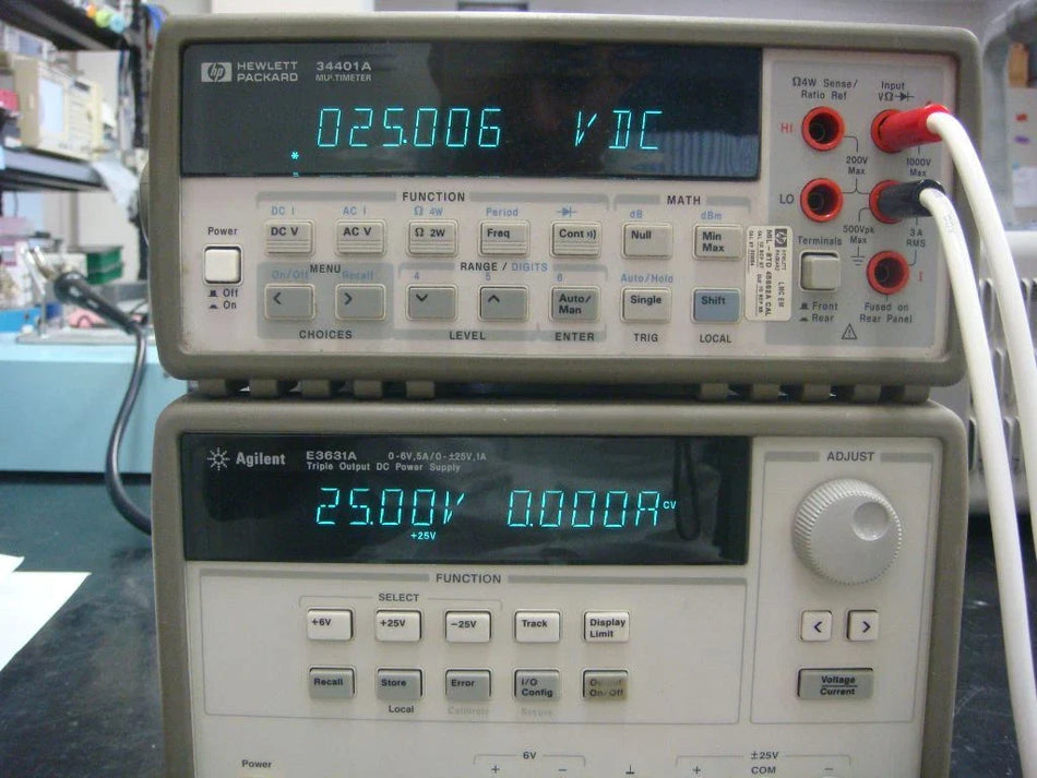 Agilent E3631A Triple Output +-25V 6V Power Supply