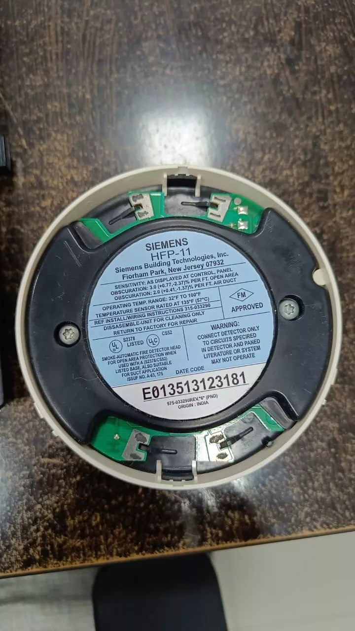 Siemens HFP-11 Smoke & Heat Detector Fire Alarm Sensor