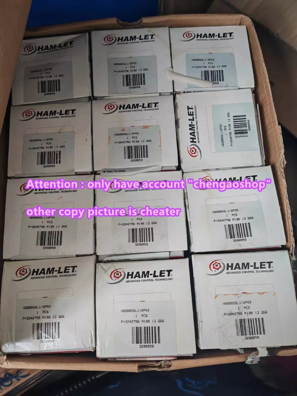 1PCS NEW H6800SSL1/2PSS Ball Valve #N3811 YF