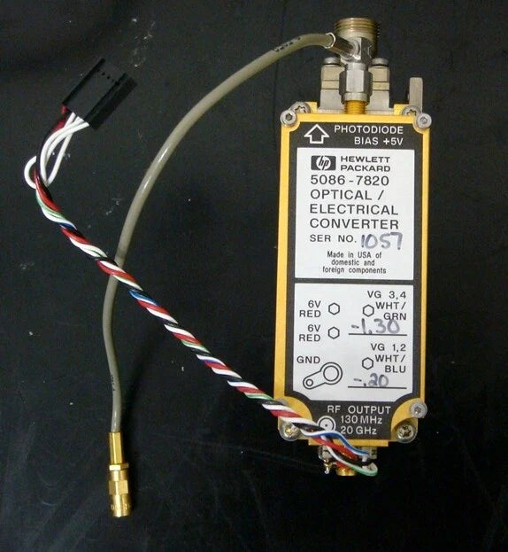 HP 5086-7820 130MHz-20GHz Optical/Electrical Converter