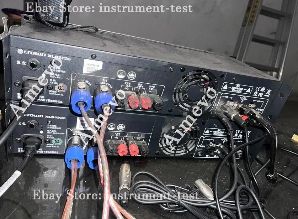 Crown XLS 1000 Two-Channel Professional High-Density Power Amplifier