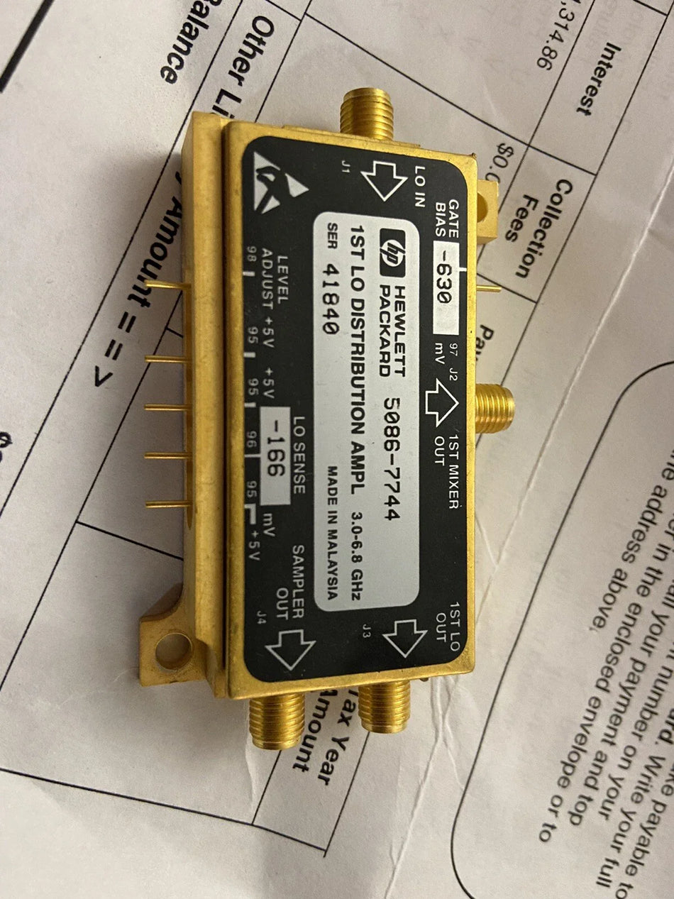 Agilent Splitter Distribution Amplifier Coupler LNA Active Amplifier 1-22 GHz