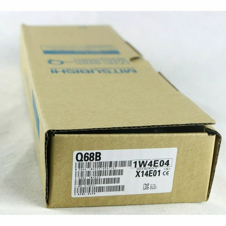 1PC New Mitsubishi Q68B PLC Module In Box Expendited Shipping
