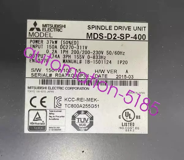 1PCS Mitsubishi spindle driver MDS-D2-SP-400 new