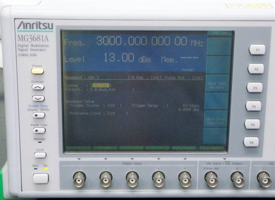 ANRITSU MG3681 250KHz-3GHz Digital Signal Generator