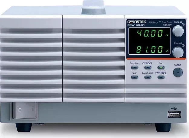 GW Instek PSW 40-81 - Programmable DC Power Supply (0-40V / 0-81A / 1080W)