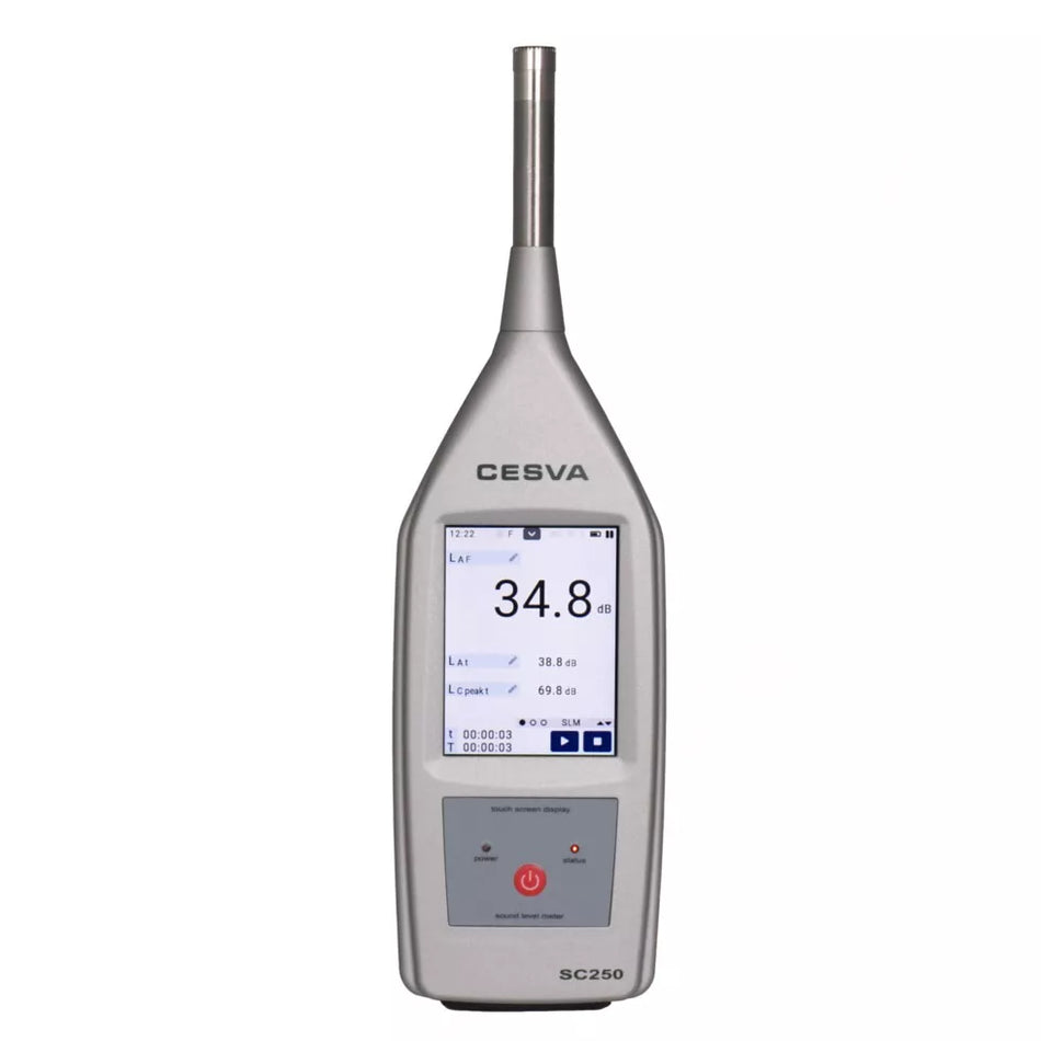 CESVA SC250 Sound Level Meter Class 1 23.5 db to 140 db Sound Meter