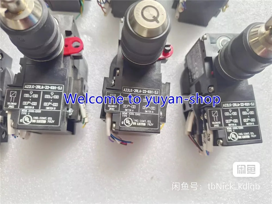 1PC USED Omron safety do switch A22LK-2RLA-22-K01-SJ #T9707 YS/