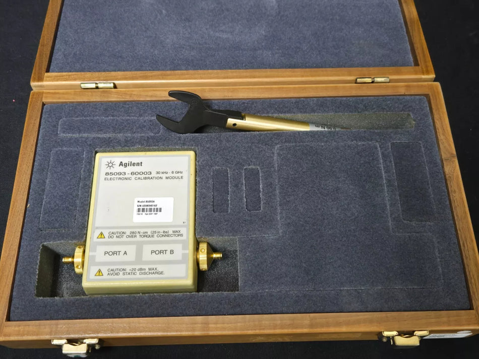 Agilent 85093A Electronic Calibration Module 6GHz 85092-60003 00F/1BP